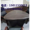 軟包三角談話桌　木質審訊桌質軟包詢問桌