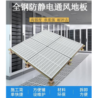 白銀全鋼防靜電通風地板?紅梅機房防靜電地板檢測